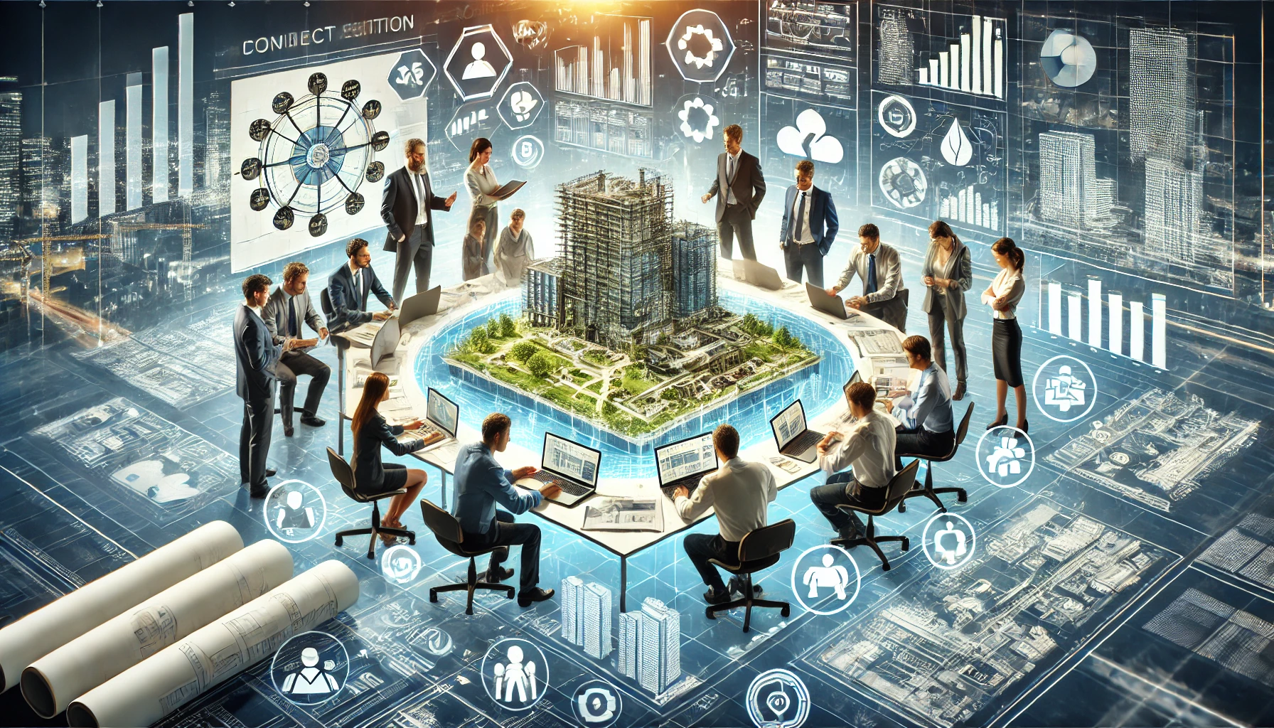 Koordination der Projektbeteiligten &ndash; Schnittstellenmanagement auf der Baustelle