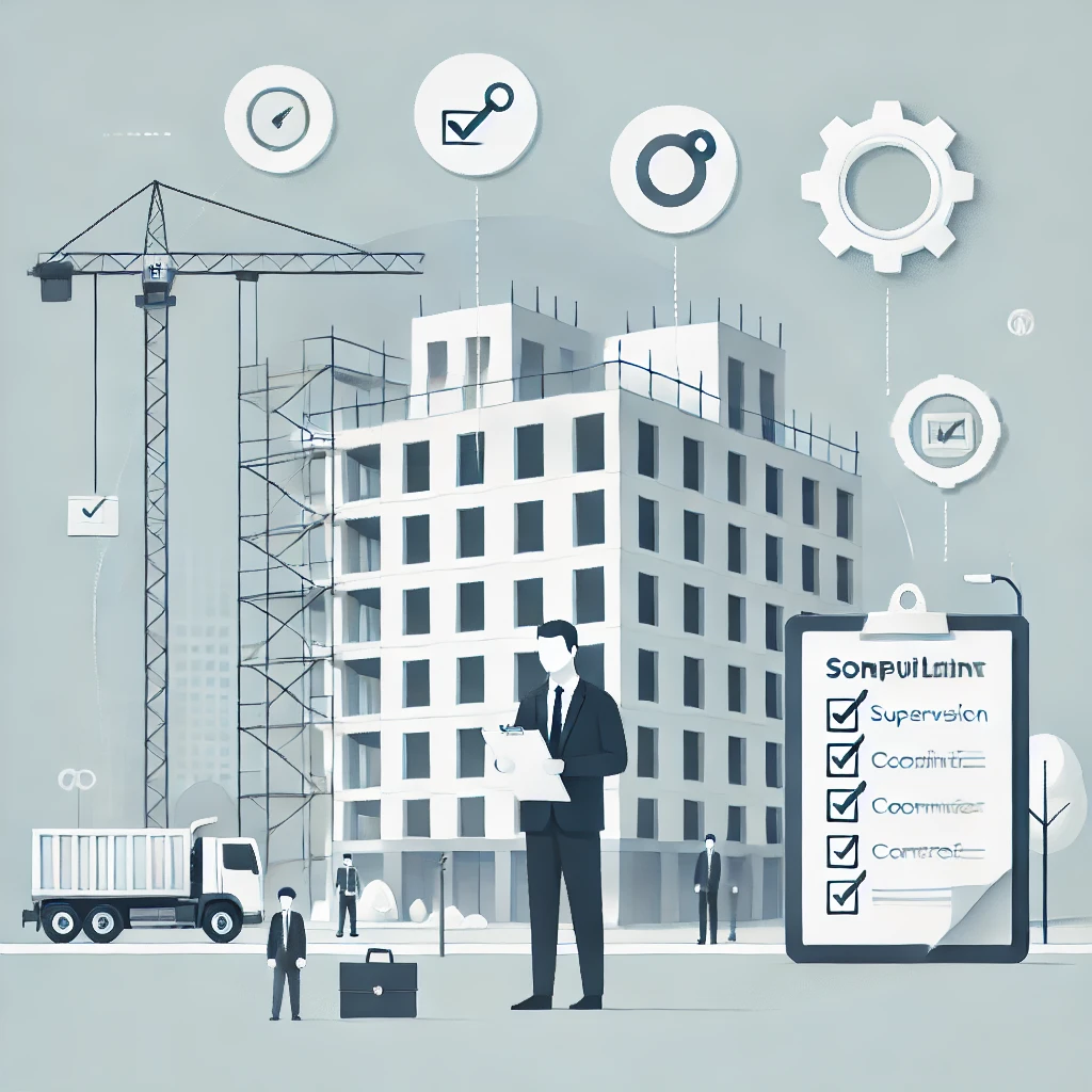 Baubegleitung und Projektsteuerung &ndash; Illustration