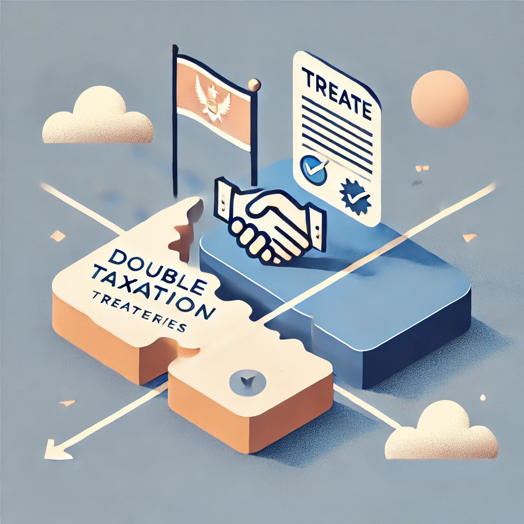 Symbolgrafik Doppelbesteuerungsabkommen Montenegro