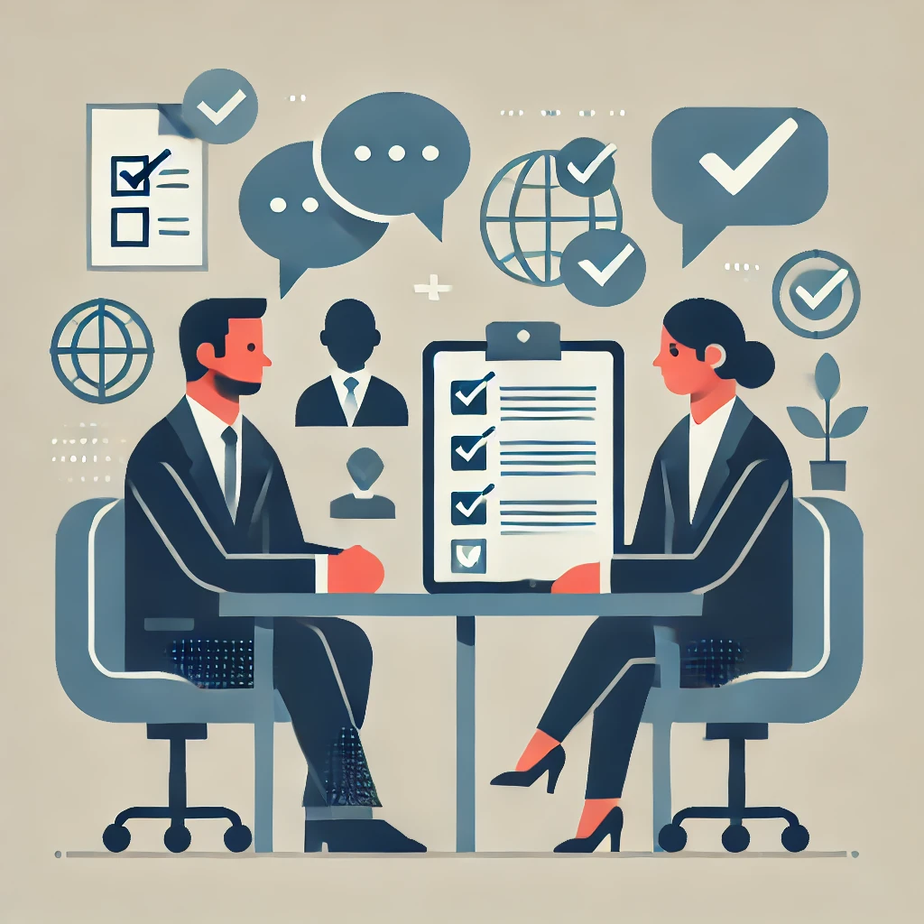 Kommunikation &ndash; pers&ouml;nliche Beratung &ndash; ekosphere Illustration