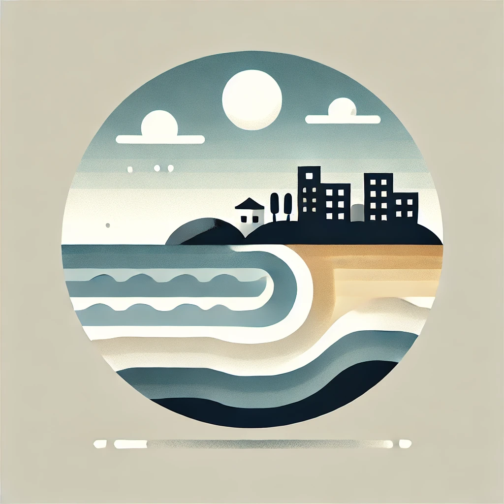 Standort und Natur in Ulcinj &ndash; Symbolgrafik