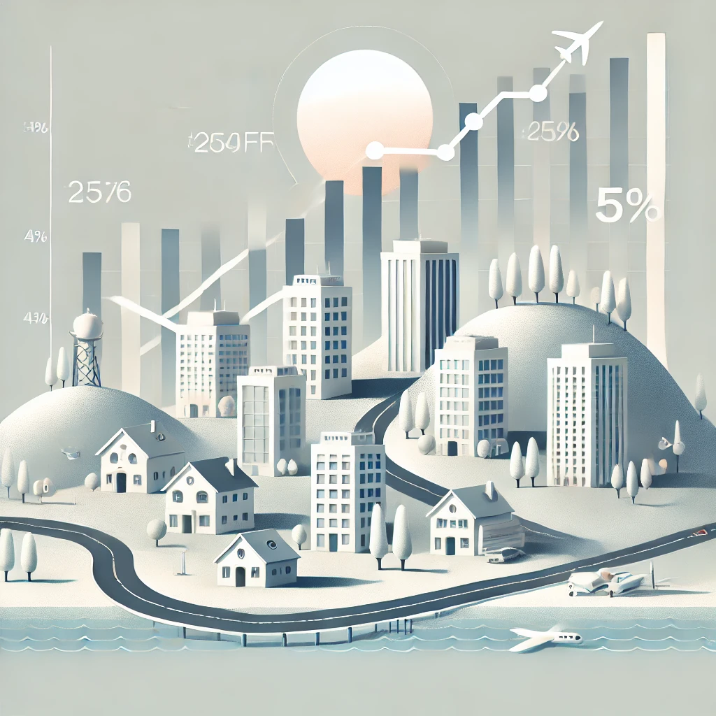 Immobilienwerte und Entwicklungspotenzial in Ulcinj &ndash; Symbolgrafik