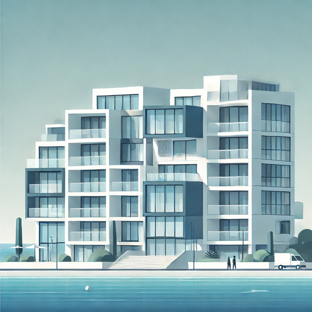 ekosphere Illustration f&uuml;r Wohnungen und Apartments in Ulcinj