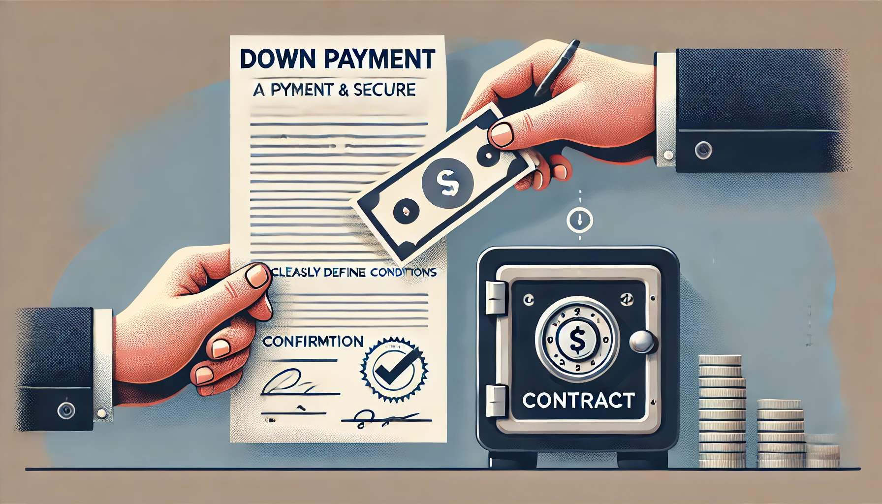 Anzahlung &ndash; Absicherung und Start der finalen Abwicklung