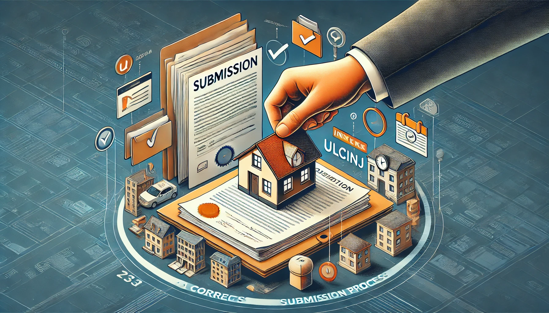 Einreichung &ndash; Antrag und Dokumente f&uuml;r die Katastereintragung