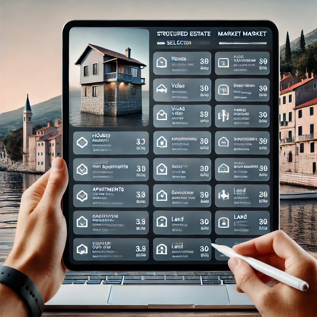 montenegro-listings.me &ndash; Plattform f&uuml;r Immobilienangebote in Ulcinj