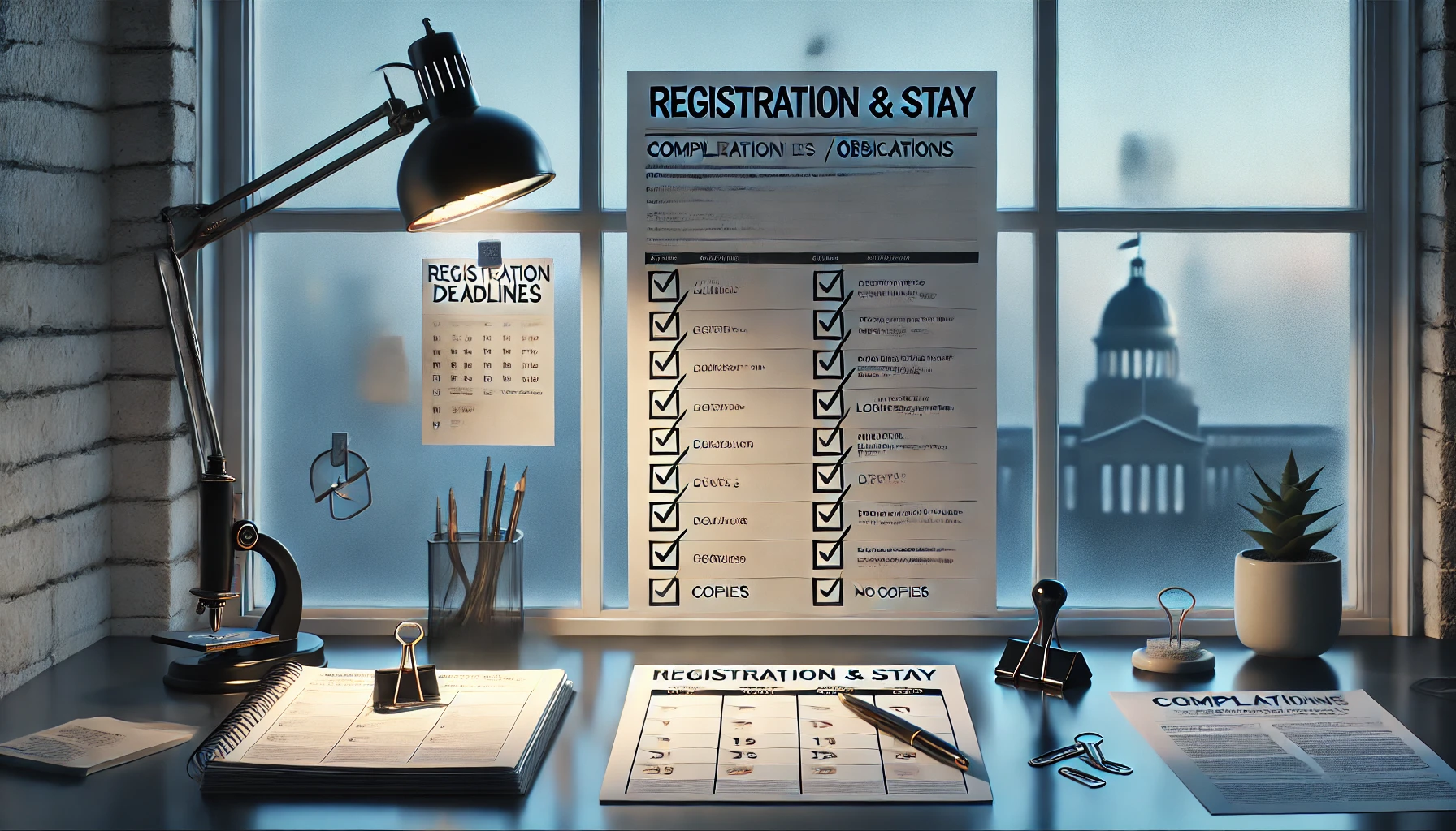 Fristen und Pflichten: Registrierung, Aufenthalt, Verl&auml;ngerung