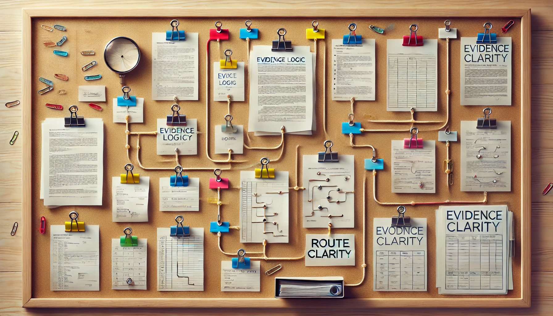 Route und Nachweislogik: Immobilie oder Firma, saubere Akte