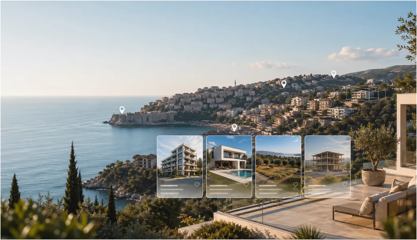 montenegro-listings.me als Immobilienplattform f&uuml;r vorsortierte Objekte in Ulcinj Montenegro
