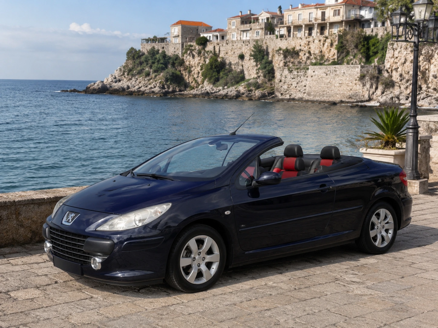 Peugeot 307CC Cabrio mit Schaltgetriebe als Mietwagen in Ulcinj &uuml;ber ekosphere Rent-A-Car anfragen