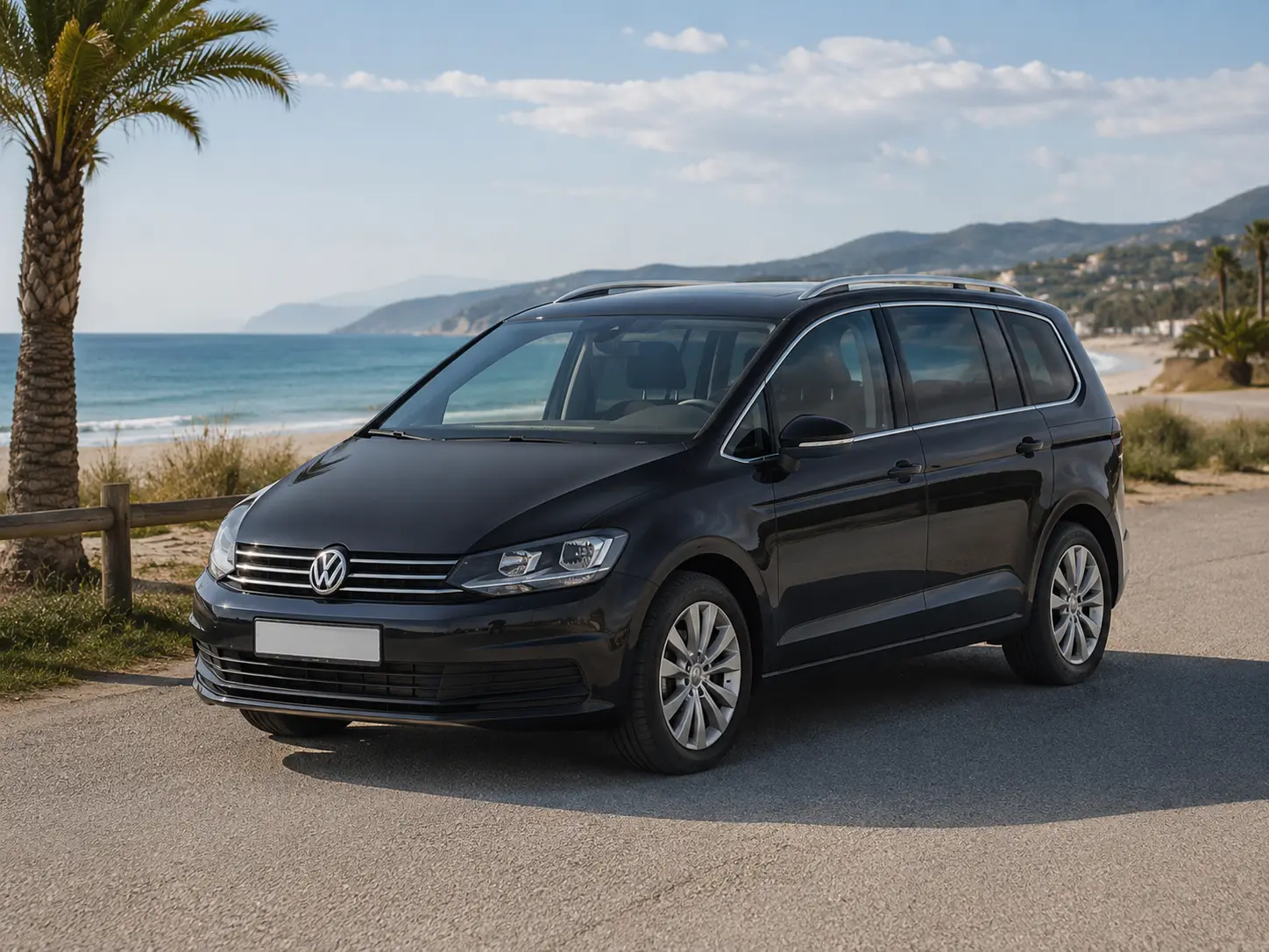 VW Touran 7-Sitzer Automatik Mietwagen in Ulcinj &uuml;ber ekosphere Rent-A-Car anfragen