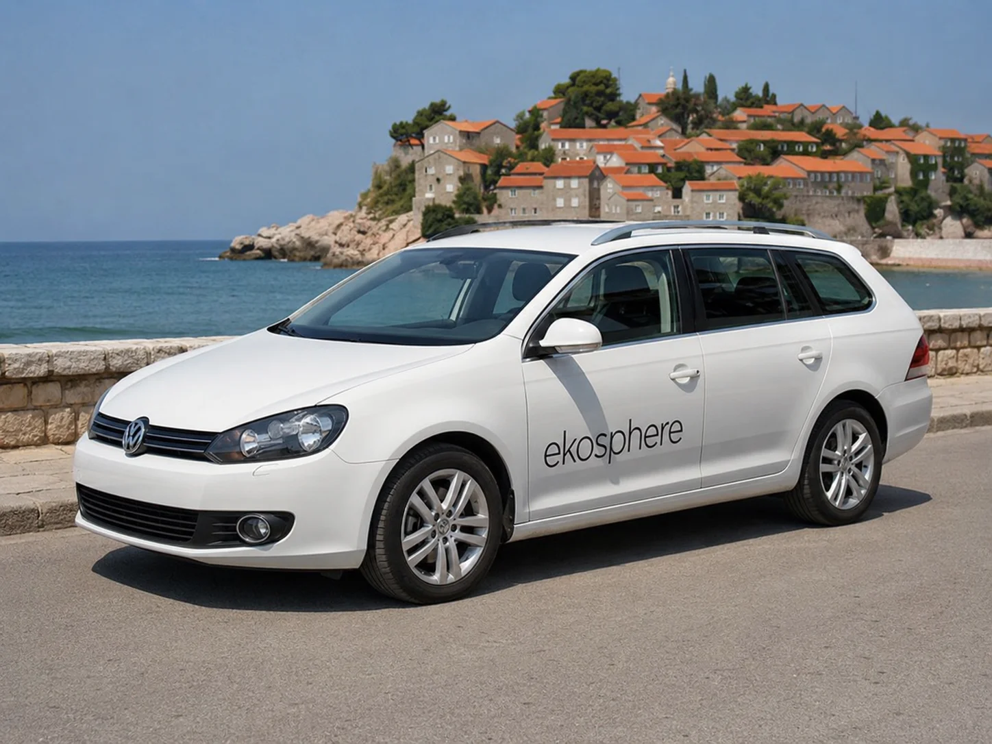 Flughafen-Shuttle mit Fahrer Jasmin f&uuml;r ekosphere Rent-A-Car in Ulcinj
